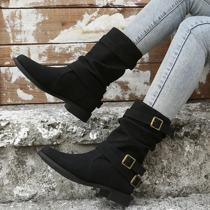 Iris™ | Orthopädische Damenstiefel Vintage - Stilvivo™