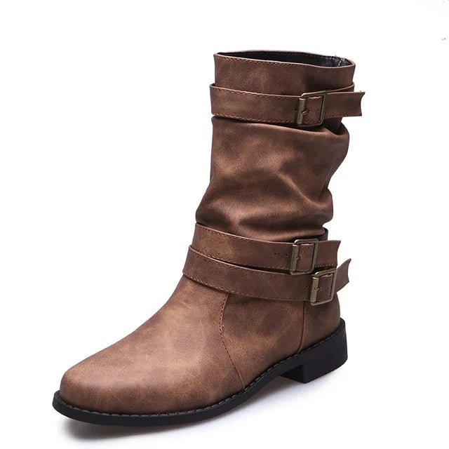 Iris™ | Orthopädische Damenstiefel Vintage - Stilvivo™