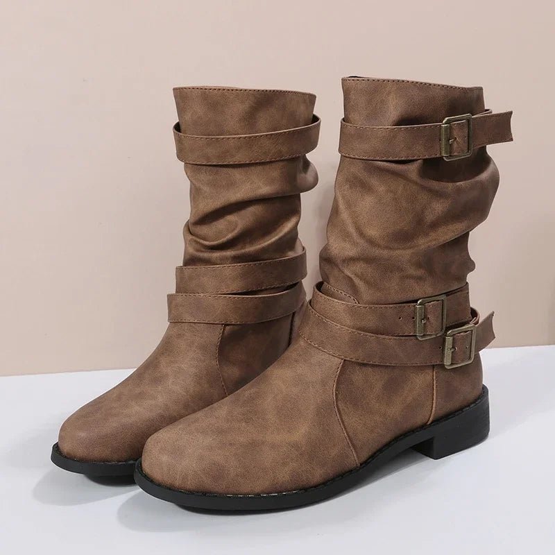 Iris™ | Orthopädische Damenstiefel Vintage - Stilvivo™
