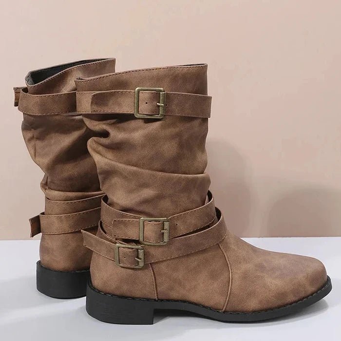 Iris™ | Orthopädische Damenstiefel Vintage - Stilvivo™