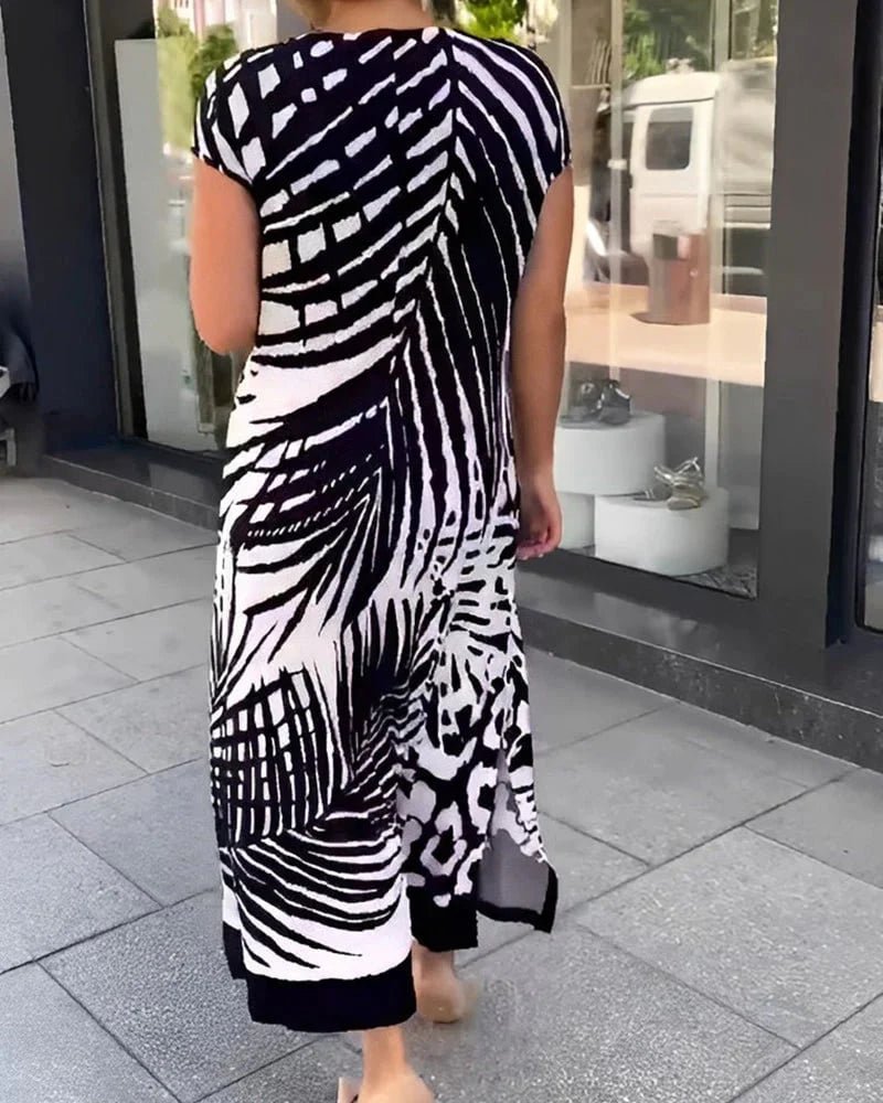 Maira™ - Damenkleid mit Animal Print - Stilvivo™