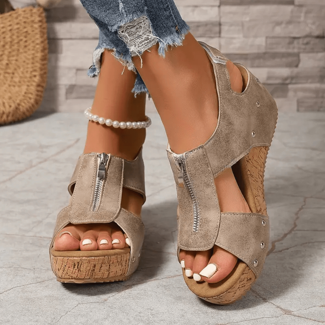 Visené™ – Elegante Keilsandalen - Stilvivo™
