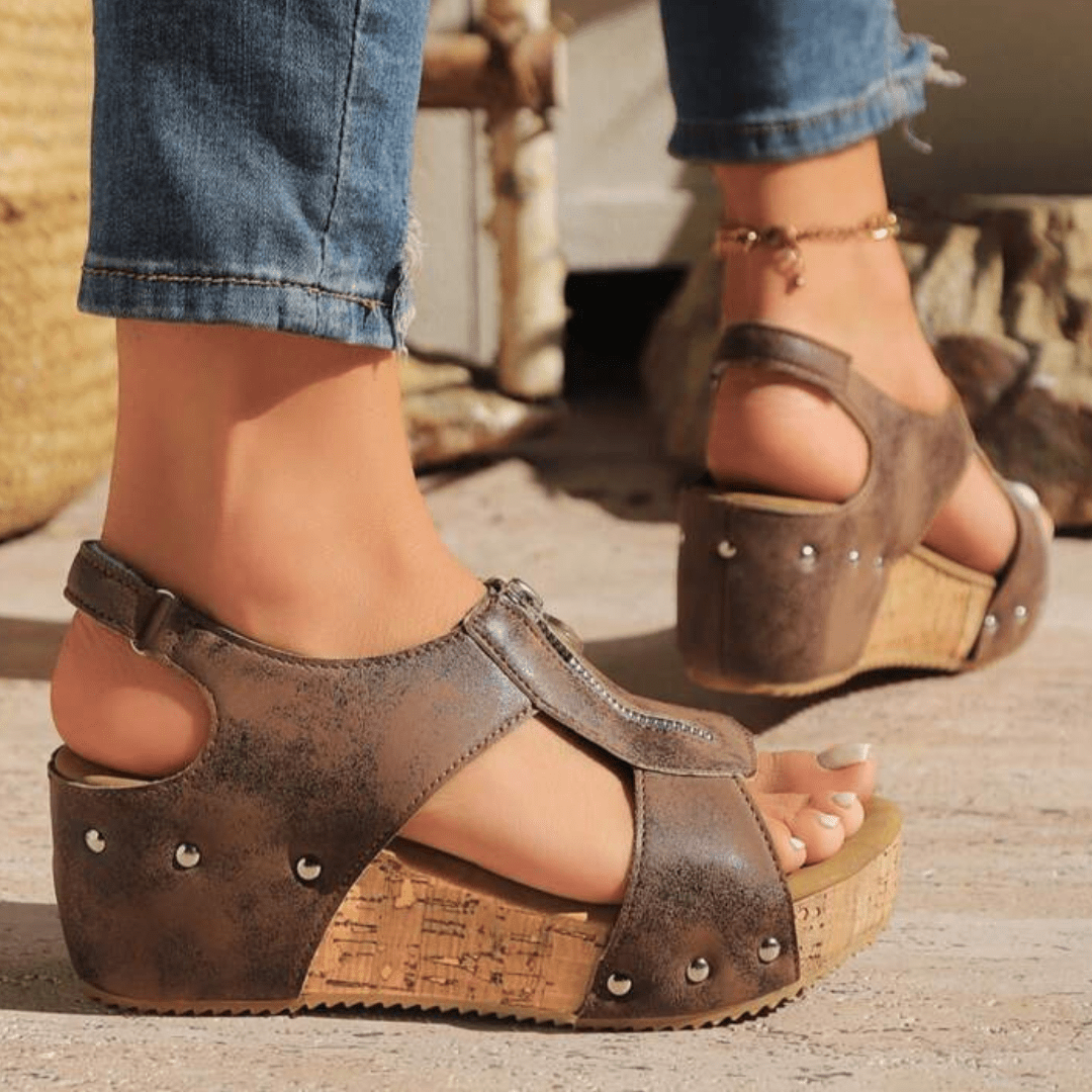 Visené™ – Elegante Keilsandalen - Stilvivo™