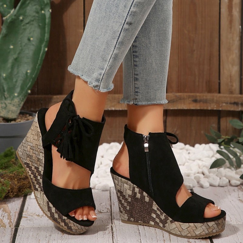Bali™ – Elegante Orthopädische Keilsandalen - Stilvivo™