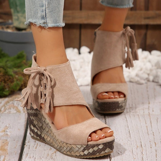 Bali™ – Elegante Orthopädische Keilsandalen - Stilvivo™