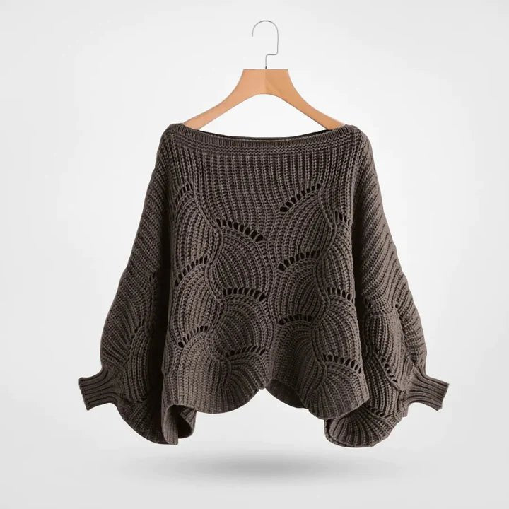 Lia - Eleganter locker gestrickter Pullover (Einheitsgröße) - Stilvivo™