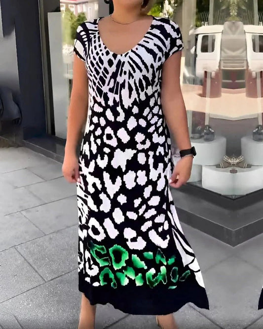 Maira™ - Damenkleid mit Animal Print - Stilvivo™