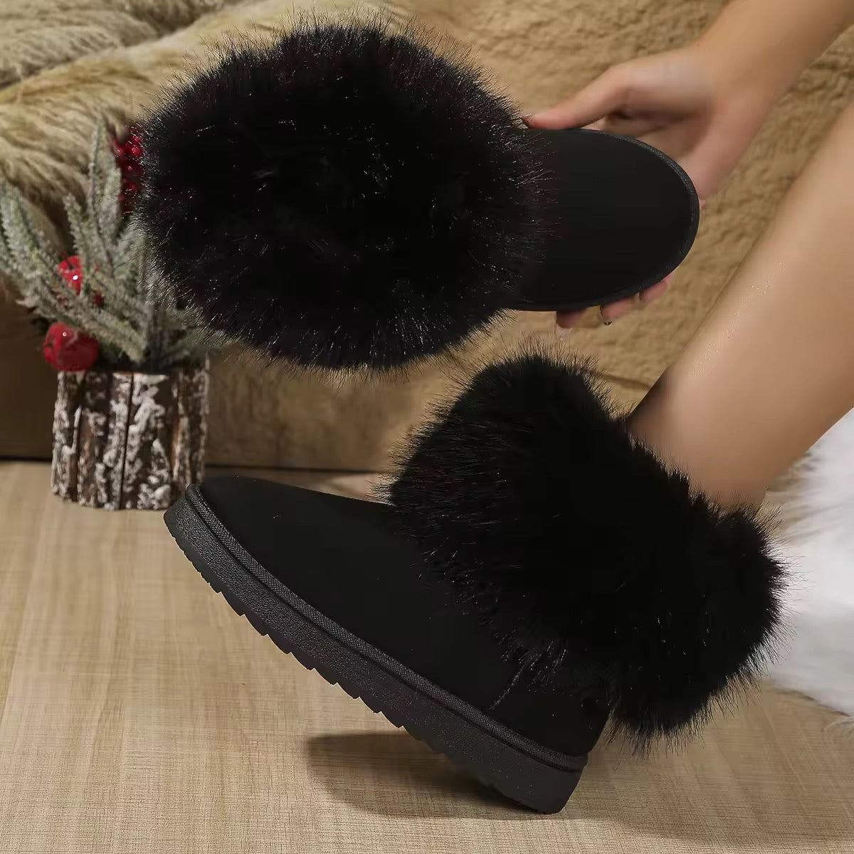 Mela™ - Orthopädische Winterstiefel mit Fell - Stilvivo™