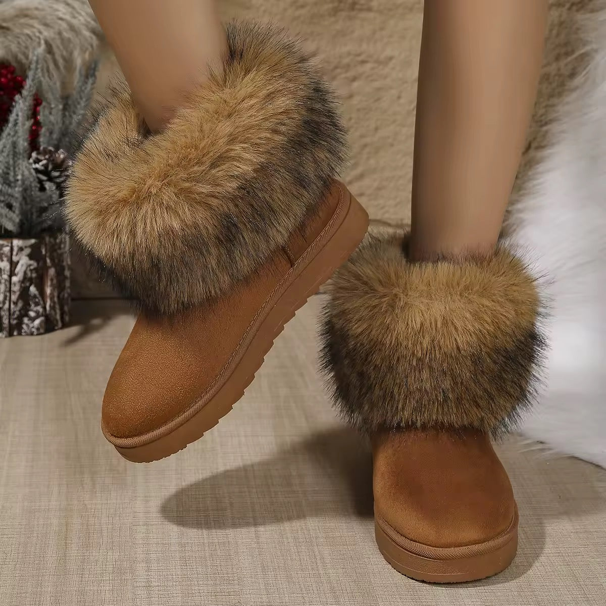 Mela™ - Orthopädische Winterstiefel mit Fell - Stilvivo™