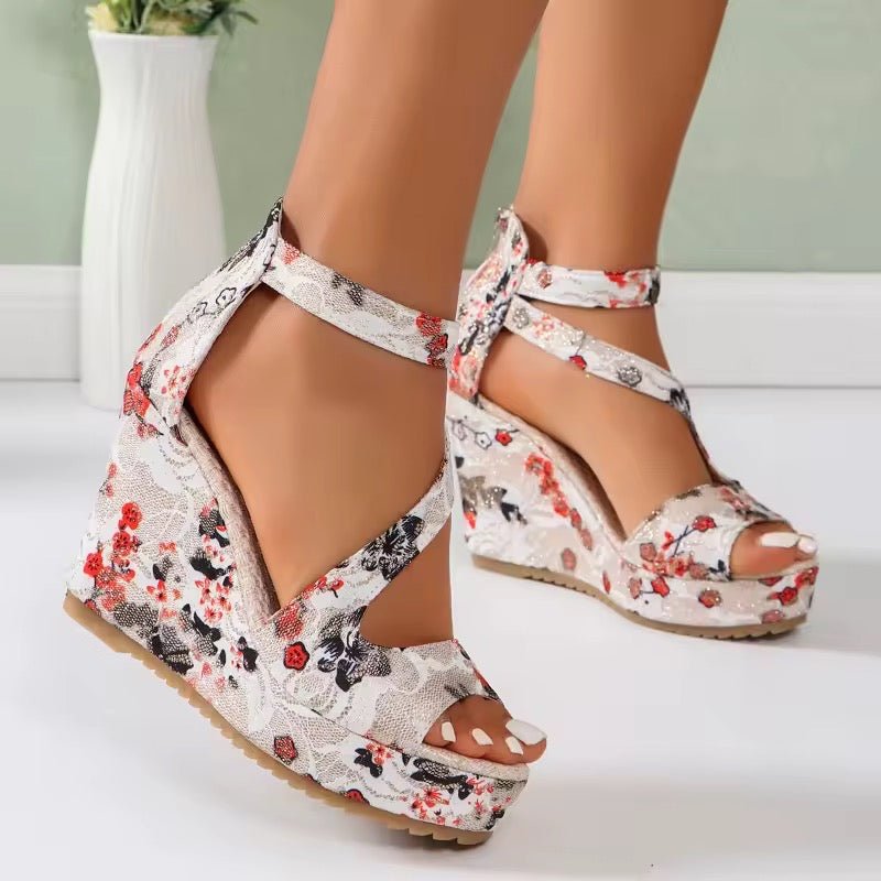 Orthopädische Keilsandalen - FLORAS™ - Stilvivo™
