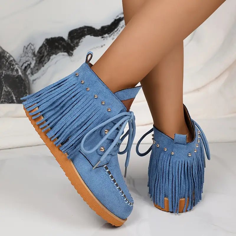 Orthopädische Sommerstiefel - CowDenim™ - Stilvivo™