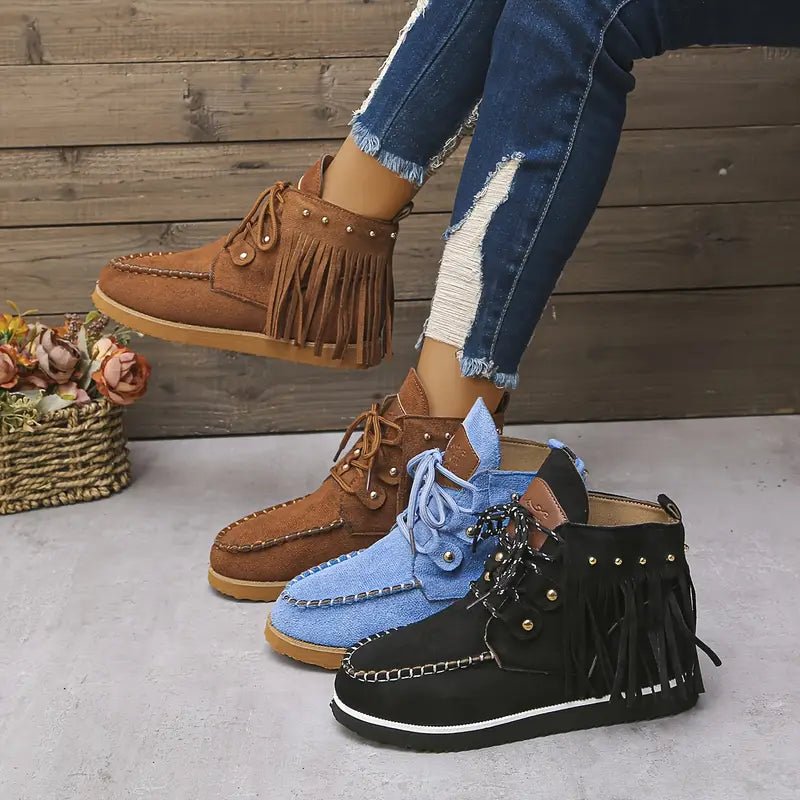 Orthopädische Sommerstiefel - CowDenim™ - Stilvivo™