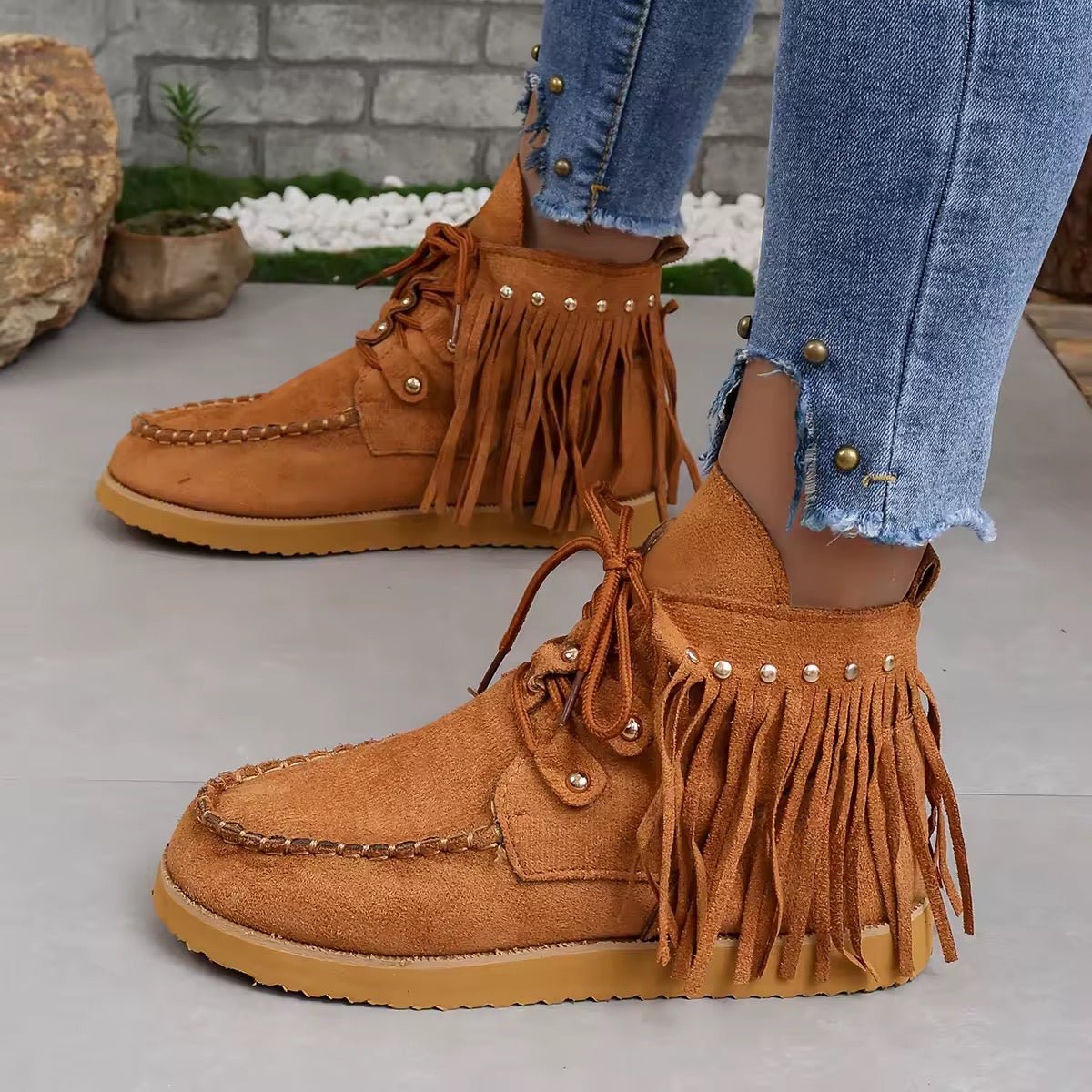 Orthopädische Sommerstiefel - CowDenim™ - Stilvivo™