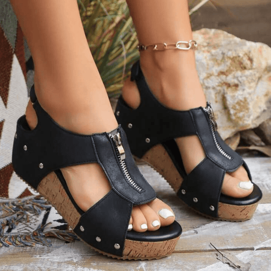 Visené™ – Elegante Keilsandalen - Stilvivo™